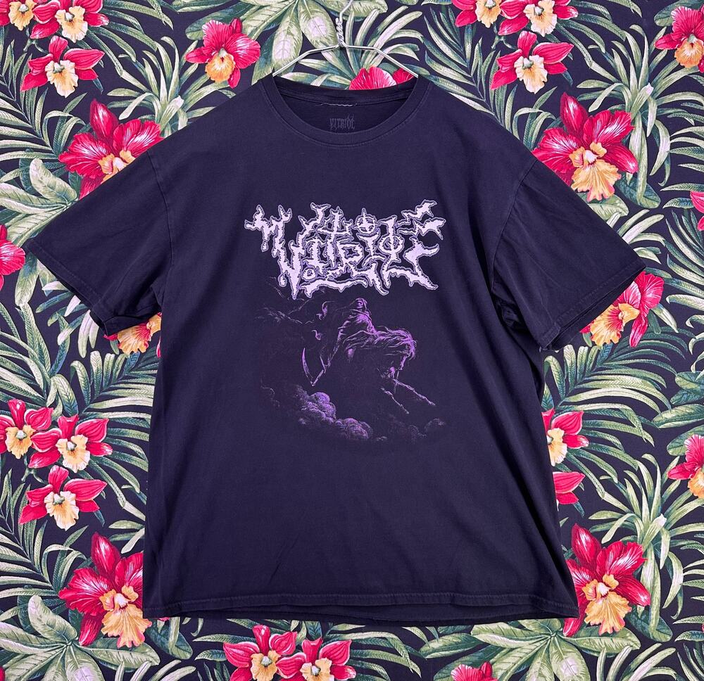Vitriol Forth Horseman Black & Purple T-Shirt Size XL